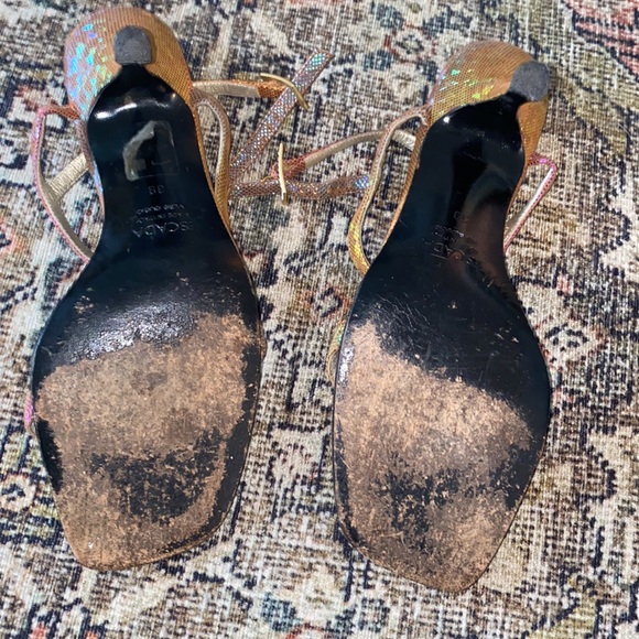 Escalating Rainbow Sparkly Shoes- 39 - Picture 3 of 5